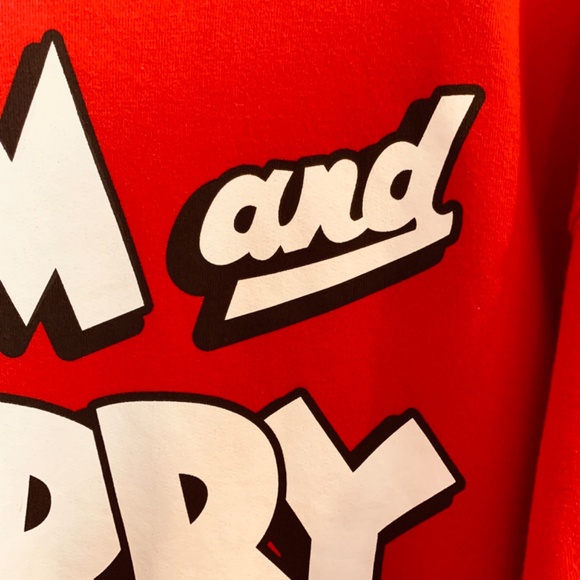 Tom and Jerry Sweatshirt Womens XXXL Red Cartoon TV Show Unisex Graphic Image - Picture 4 of 12